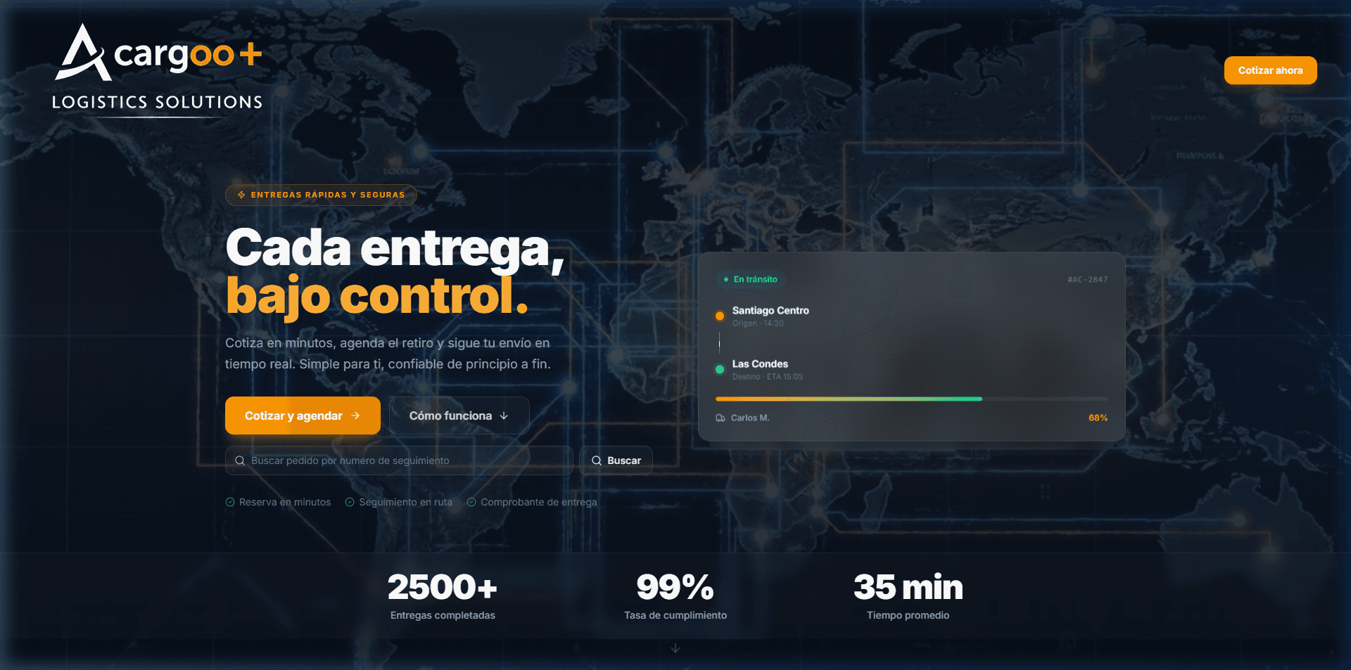 Proyecto Acargoo desarrollado por HojaCero